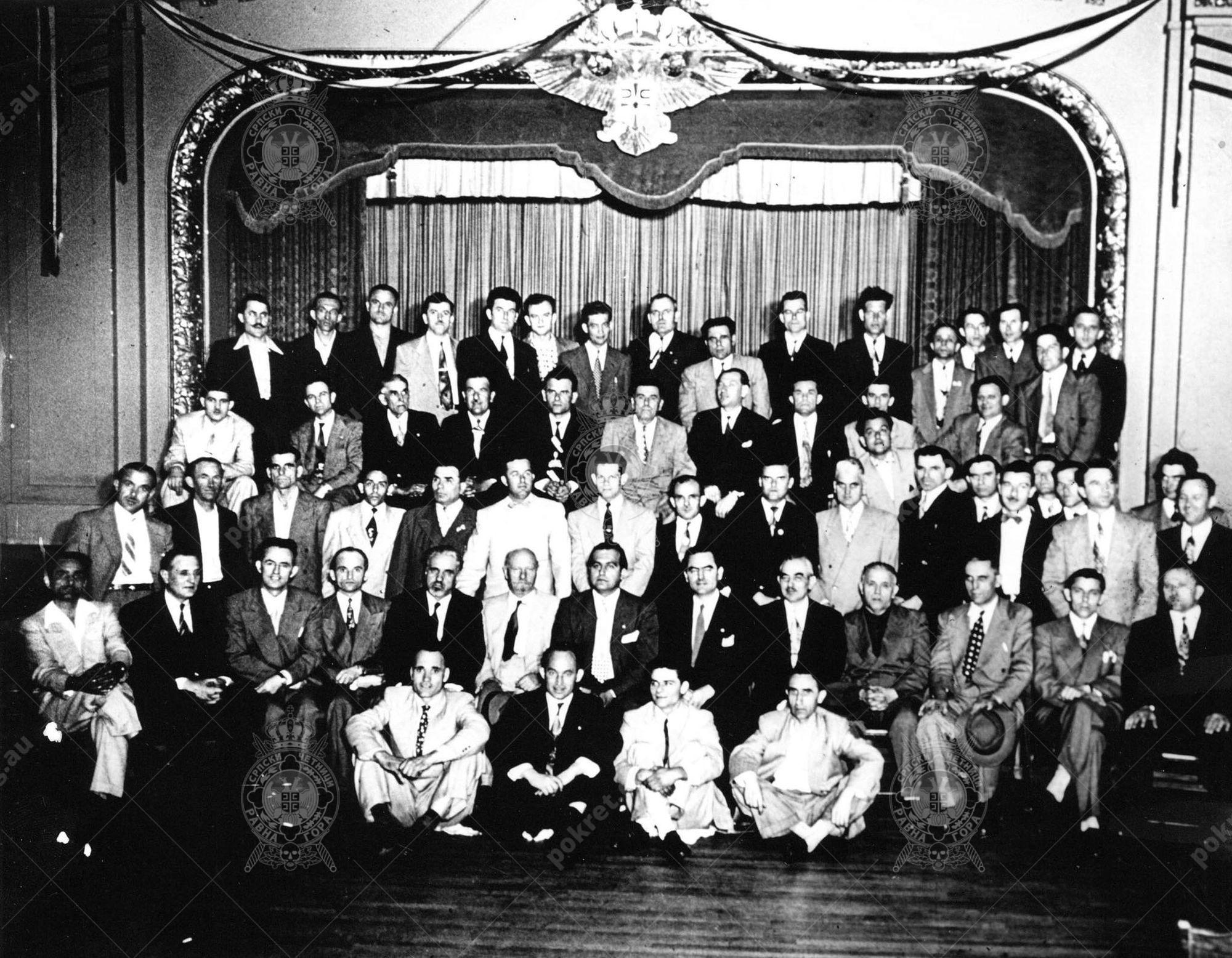 1952 - 1st Congress Organisation of Serbian Chetniks in the Free World 1952 - 1st Congress Organisation of Serbian Chetniks in the Free World