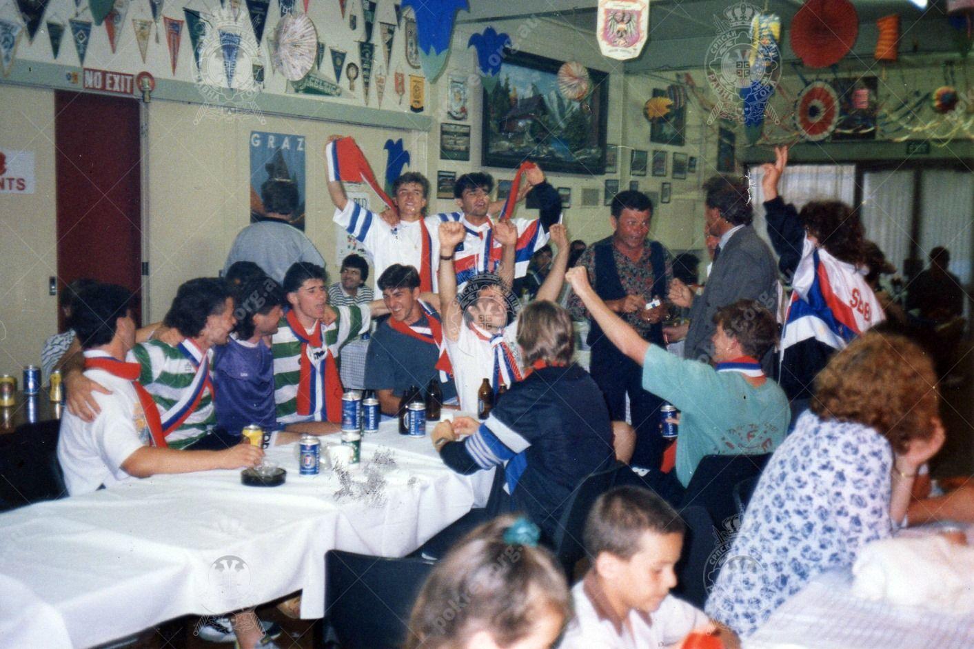 1991 - Avala Team at Karadjordje Cup Melbourne - Celebrations 1991 - Avala Team at Karadjordje Cup Melbourne - Celebrations