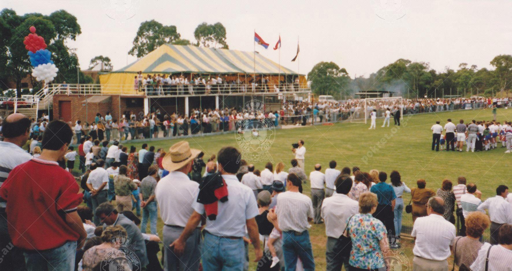 1991 - Opening of Avala Sports Club Stadium Bonnyrigg 1991 - Opening of Avala Sports Club Stadium Bonnyrigg